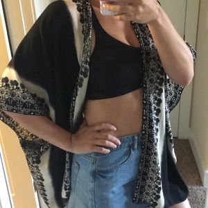 Forever 21 Printed Kimono Flowy Fit